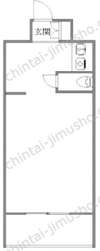 花和ビル4階の間取図
