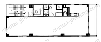 Floor and Walls Hacchobori／フロアーアンドウォールズ八丁堀ビルの間取図