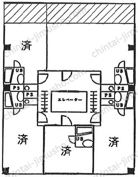 三光ビル（サンコービル）5階の間取図