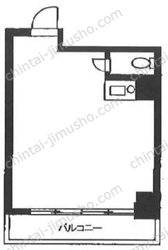 中銀第2新橋マンシオンの間取図