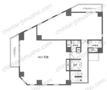 PLUS・OnE4階の間取図