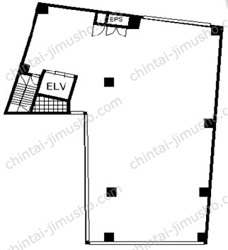 SANWA南青山 Bldg.2階の間取図