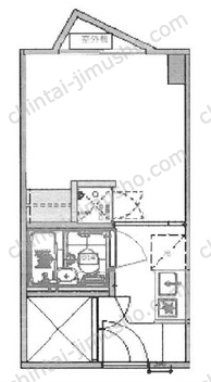 ウエストサイド新宿御苑の間取図