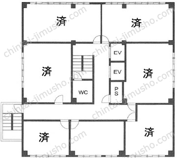 15山京ビルの間取図