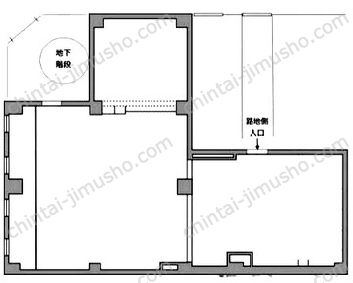 アヴァンセ虎ノ門ビル1Fの間取図