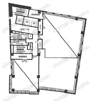 KDX新宿ビルの間取図