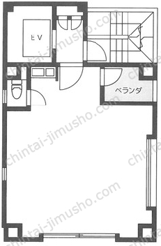 コーシンビル3階の間取図