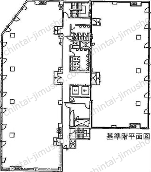 興和白金台ビル（第31興和ビル）3階の間取図