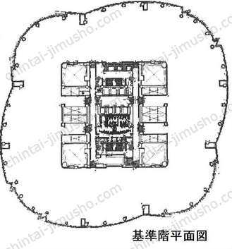 六本木ヒルズ森タワーの間取図