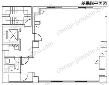 巴町アネックス3階の間取図
