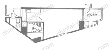 中銀日本橋マンシオンの間取図