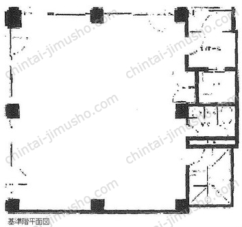 末広JFビル8階の間取図