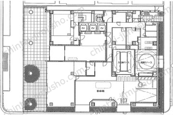 京橋 One Terrace1階の間取図