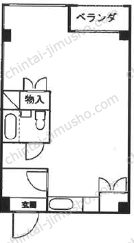 鯉江ビル7階の間取図