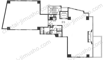 北新宿ユニオンビル2Fの間取図