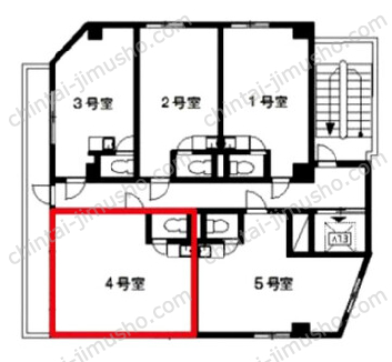 KDビル25Fの間取図