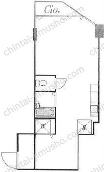 アーバン神山2階の間取図