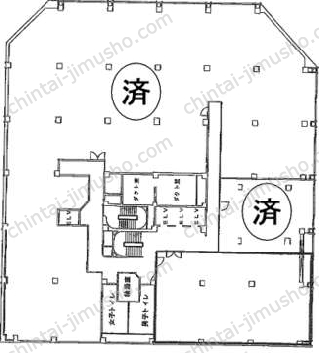 朝日ビルヂングの間取図