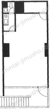 銀座アビタシオンB1階の間取図