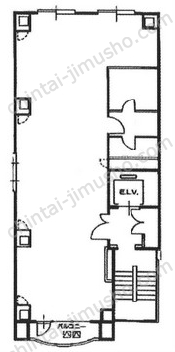 パインランドビル6階の間取図