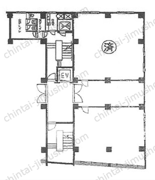 岩本町ビルの間取図