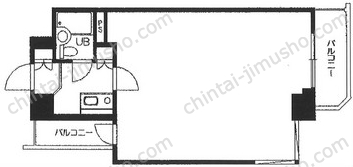藤和半蔵門コープ2階の間取図