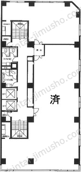 田中八重洲ビルの間取図