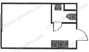 サンモール道玄坂3階の間取図