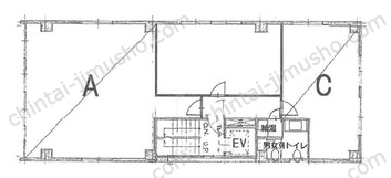 成瀬ビル4階の間取図