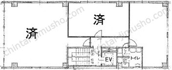 成瀬ビル4階の間取図
