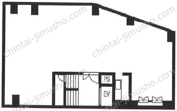 BLUE BLDG.AZABUDAI3階の間取図