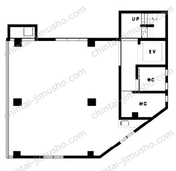 霜ビル22階の間取図