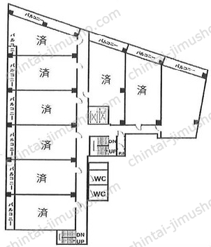 新陽ビルの間取図