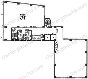 ラウンドクロス一番町の間取図