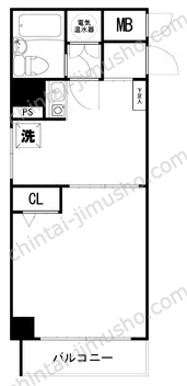 ブルーハイツ茅場町6Fの間取図