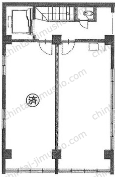 紺屋ビル1階の間取図