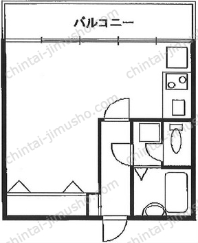 原宿グリーンハイツ8階の間取図