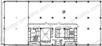 東陽MKビル7階の間取図