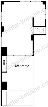 染谷ビル1階の間取図