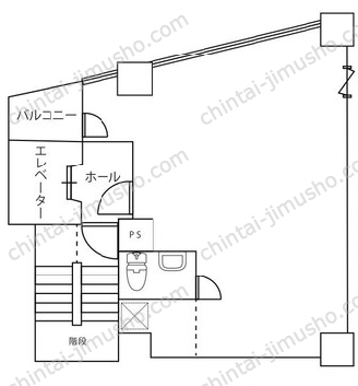 エステート絹3階の間取図