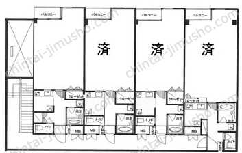 FRESCA神宮前3階の間取図