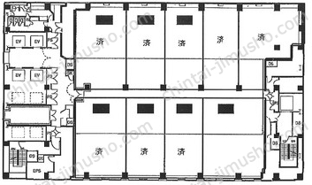 シーフォートスクエア　Tennozu Bay Towerの間取図