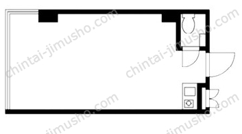 AKASAKA 8 BLDG.／赤坂8ビル3階の間取図