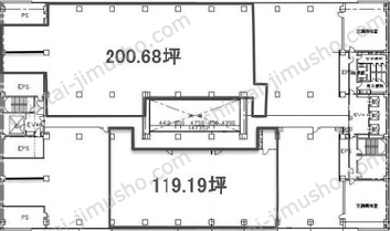 NODEX TOYOCHO（JMFビル東陽町02）7階の間取図