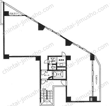 日興池袋ビル5階の間取図