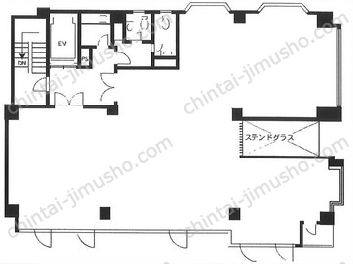 フェニックス東銀座2階の間取図