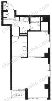 服部ビル9階の間取図