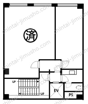 紅萌ビル3階の間取図