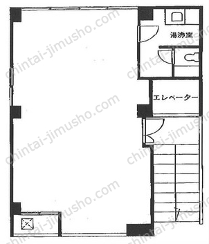虎ノ門吾妻ビル5階の間取図