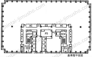 新宿モノリスの間取図
